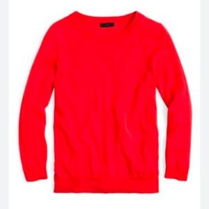 J. CREW GUC Tippi Merino Wool Sweater in Bright Cerise Size L